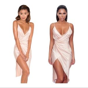 House of CB Coco dress XS satin